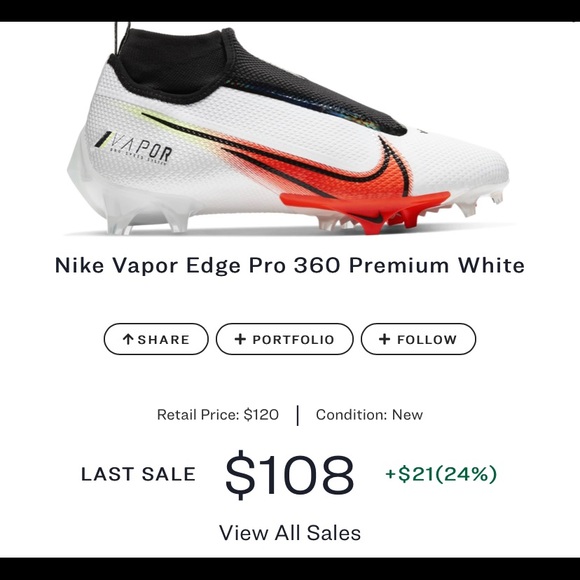 Nike vapor 360 football cleats never used - Picture 2 of 5